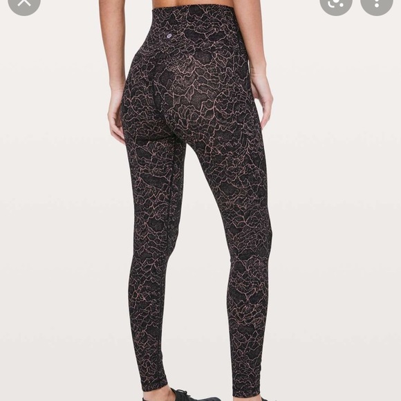 Lululemon align full length 28” lacescape spanish rose - Picture 2 of 6